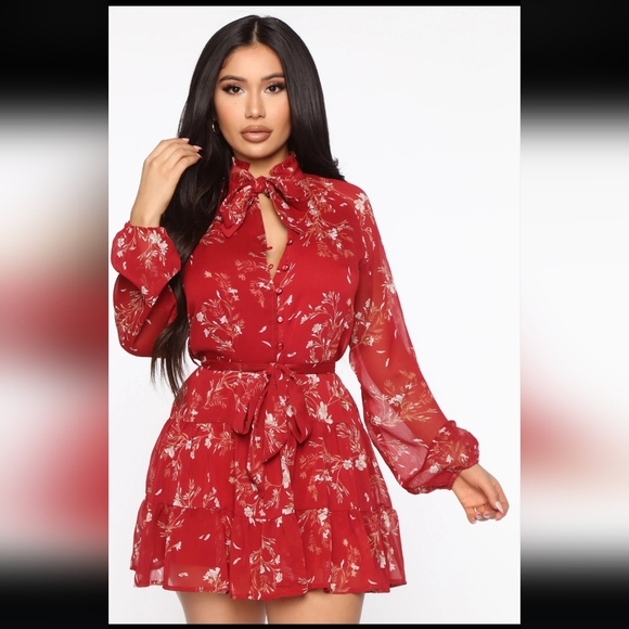 Fashion Nova Dresses & Skirts - Flare Mini Dress Small